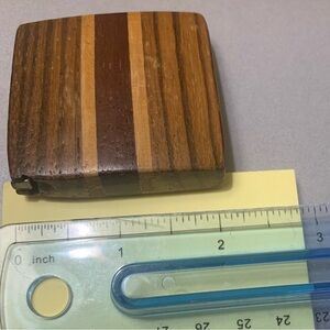 Wooden tape measure